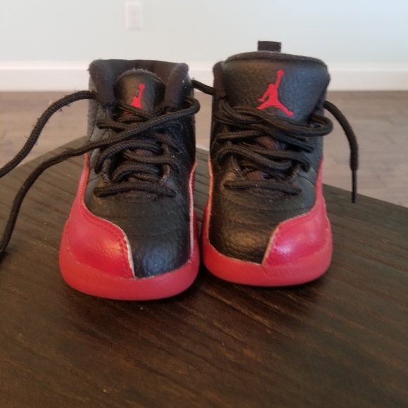 Baby Jordan 12 "Flu Game" 5c - Picture 1 of 4